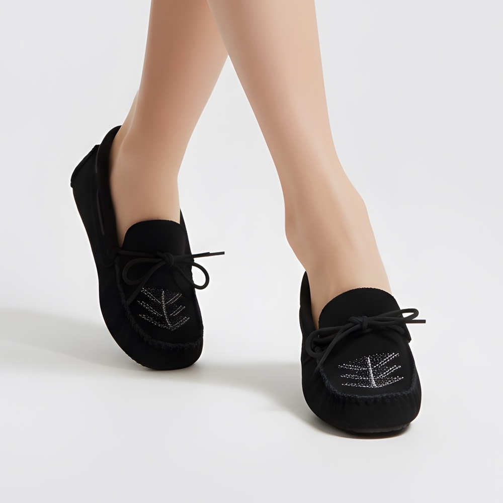 Manitobah Onyx Suede WALLOWA MOCCASIN